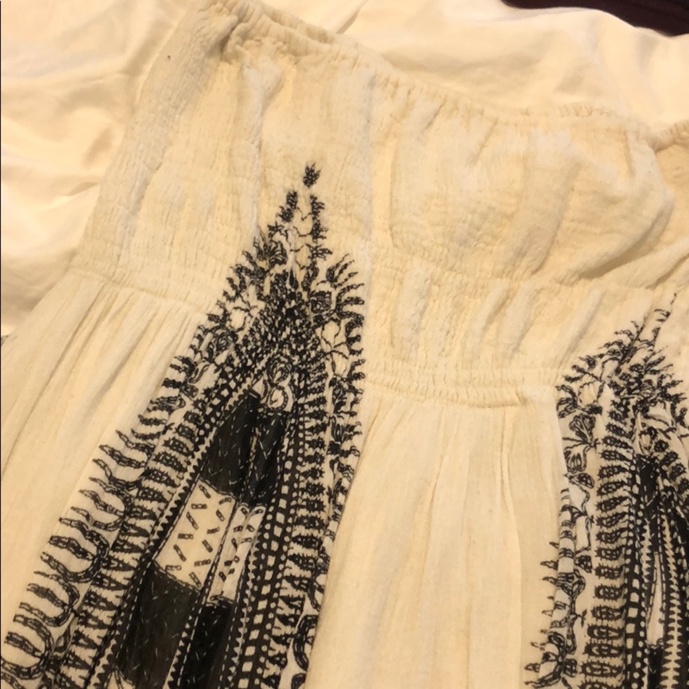Strapless summer dress